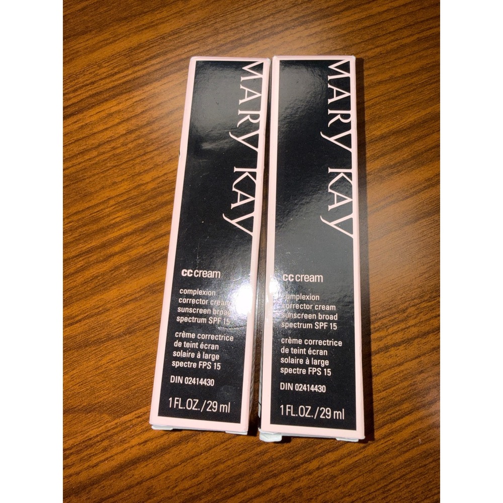 Mary Kay CC Cream SPF 15 Complexion Corrector Light To Medium 1oz 2 Pack New